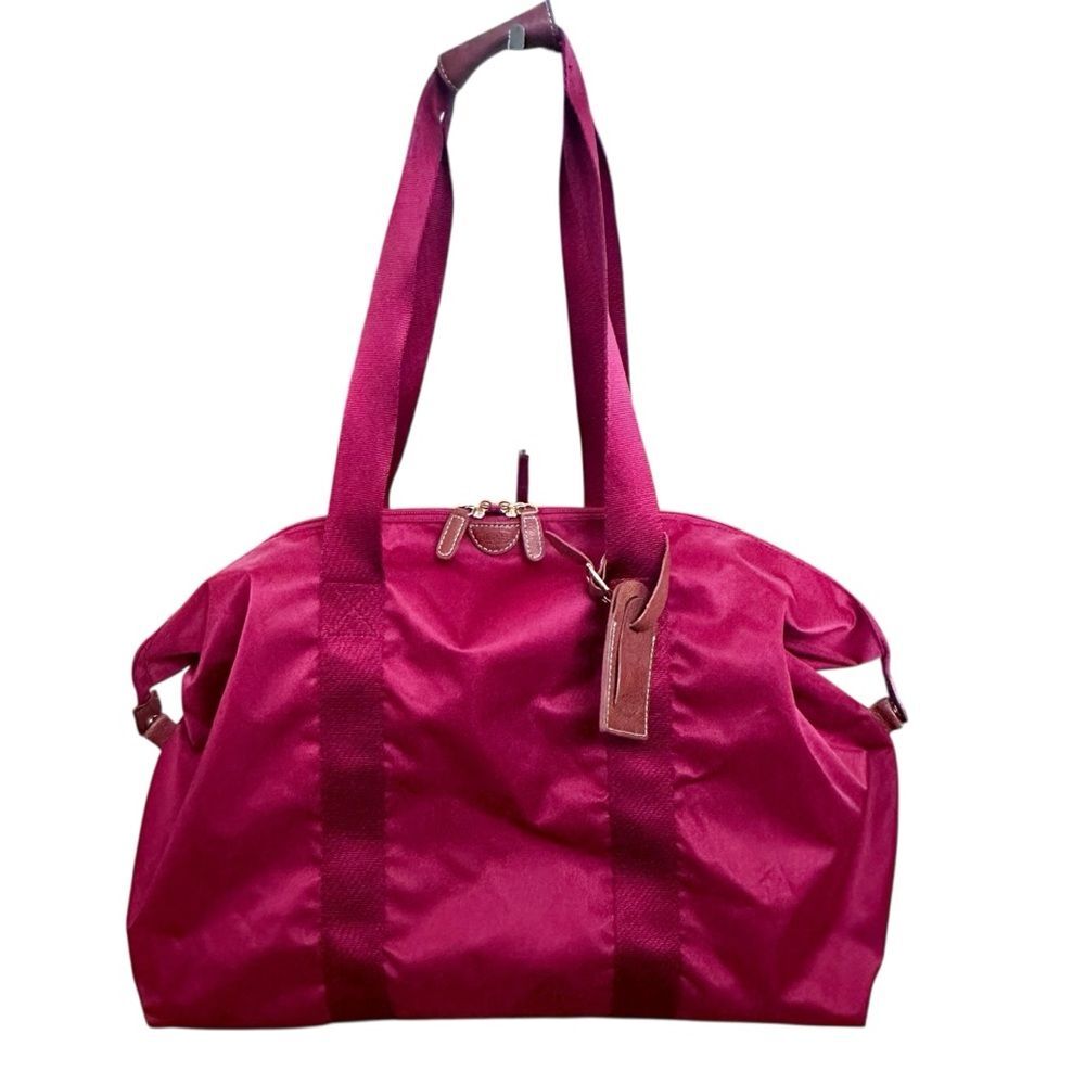 Bric’s X Pliage Nylon Travel Luggage Weekender Bag Red